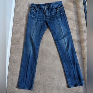 Men's JCrew Diggs lightly distressed jeans size 35/34